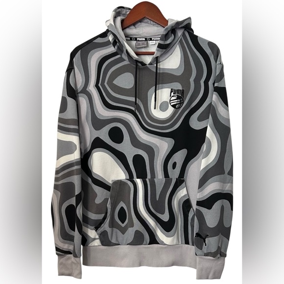 PUMA Booster Ralph Print Hoodie SZ M - Picture 1 of 2